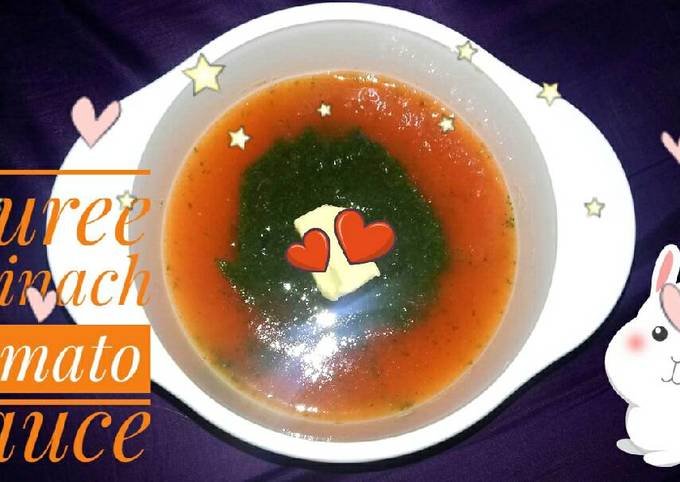 Puree Bayam & Tomat