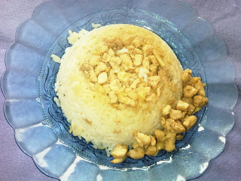 Nasi Tim Ayam Kuning