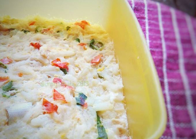 Bubur Nasi Merah Ikan Tuna