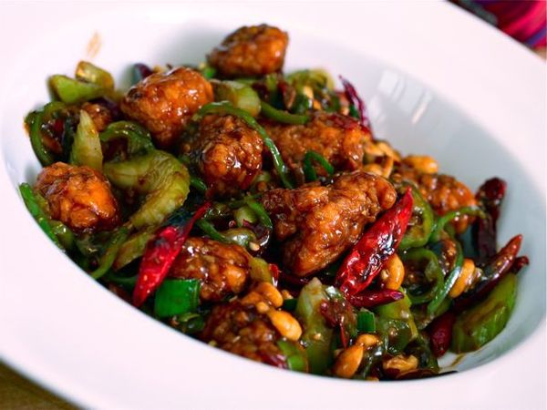 Chicken Popcorn Kung Pao